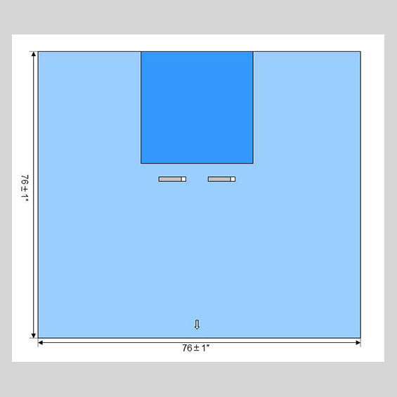 Bottom Drape, Tri-Lam Heavy Duty