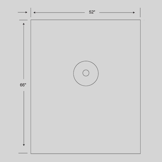Slush & Warmer Disc Drape, Round Basin