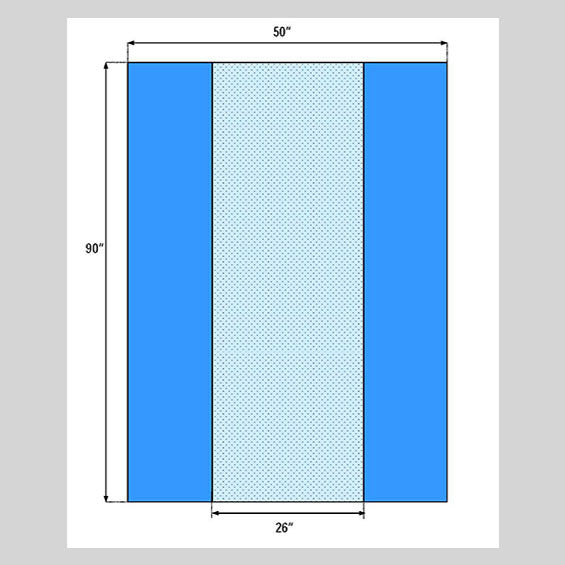 Table Cover, Standard Fold