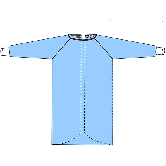 Breathable Poly Surgical Gown, Full Poly Reinforced