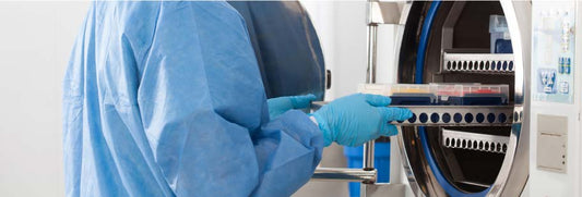 Image of a Person Wearing a Chemotherapy Gown