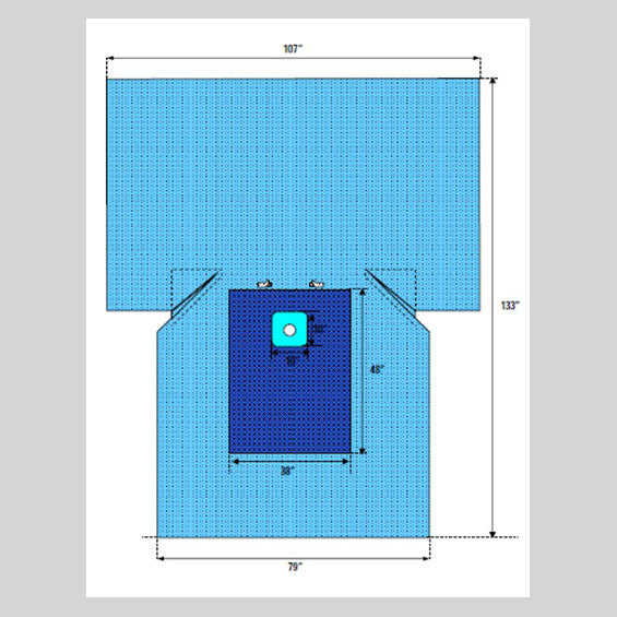 Lower Extremity T Drape