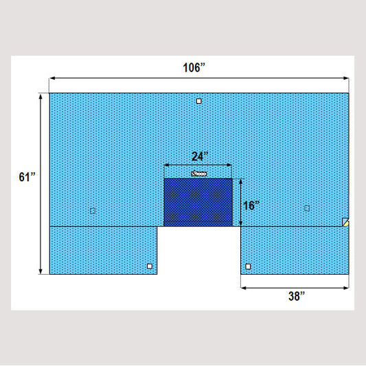 Bar Drape with Arm Board Covers