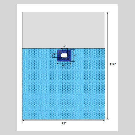 Neonatal Laparotomy Drape