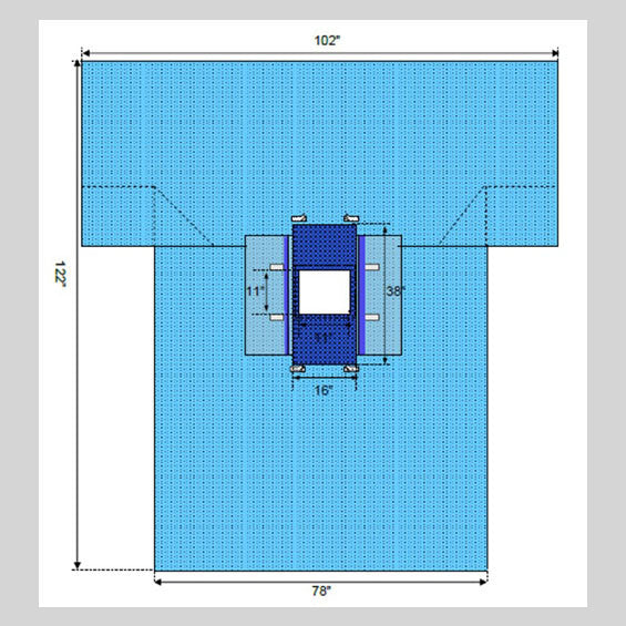 Laparoscopic/Cholecystectomy Drape