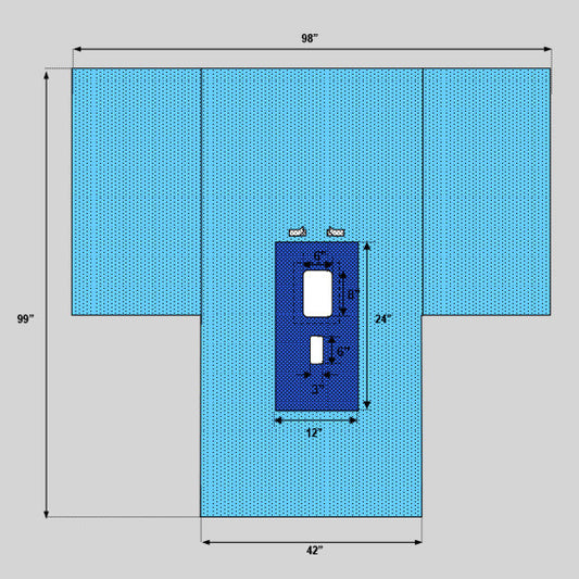 Laparoscopy T Drape