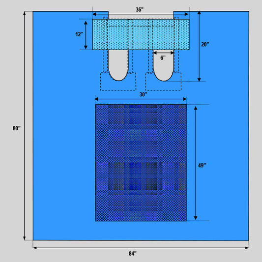 Bilateral Under Leg Perineal Drape