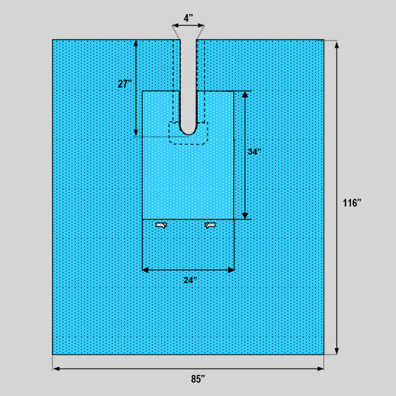 Body Split Shoulder Drape