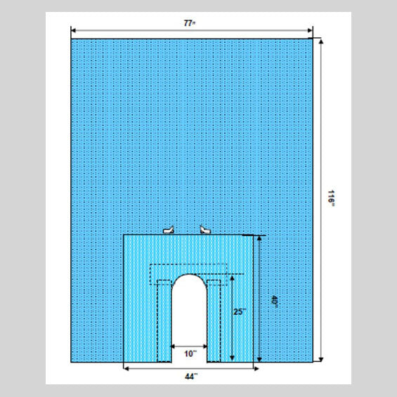 Split Drape