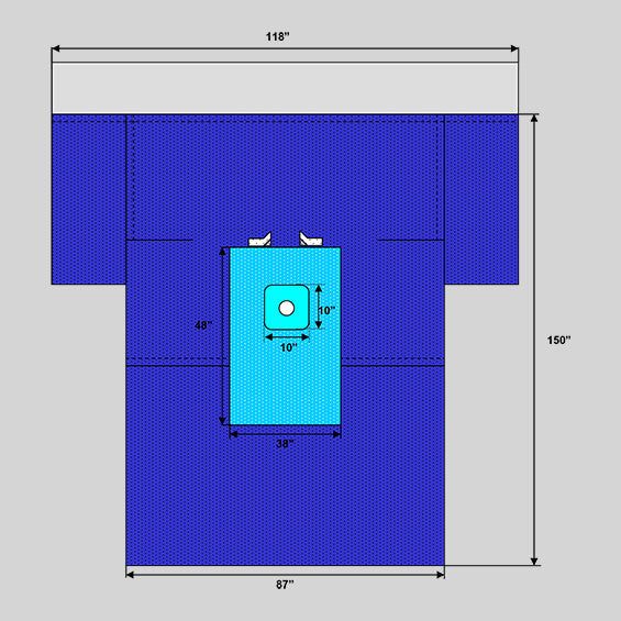 Extremity T-Drape, Tri-Lam Heavy Duty