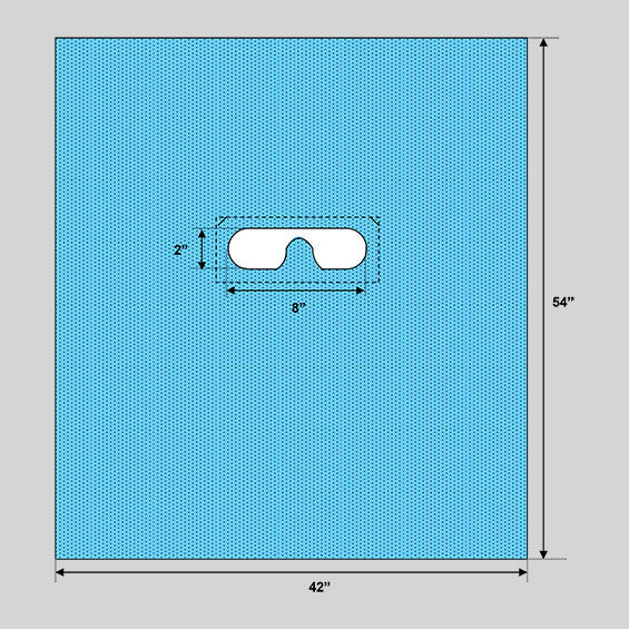 Bilateral Eye Drape