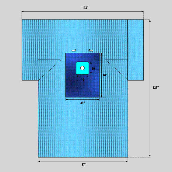 Lower Extremity T Drape