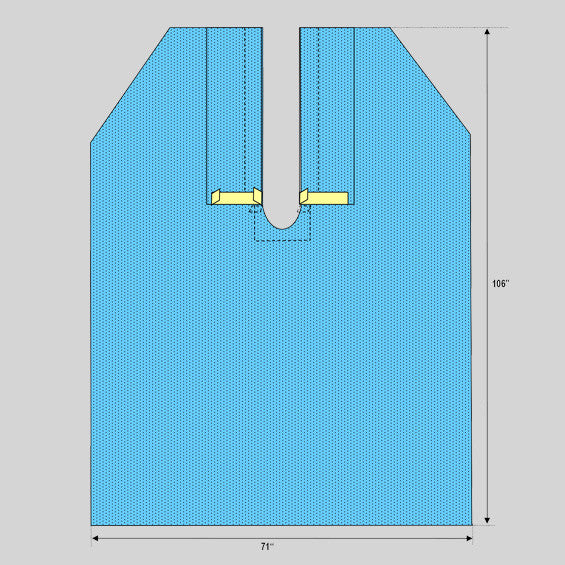 Ophthalmic Split Drape