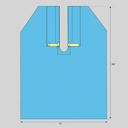 Ophthalmic Split Drape