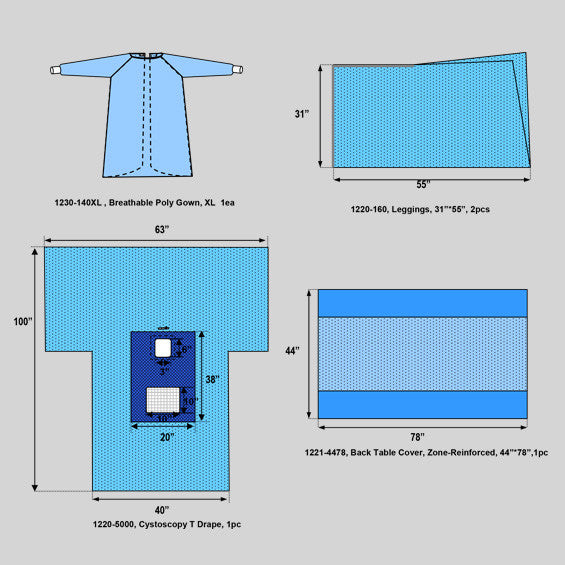 Cystoscopy Pack with Gown