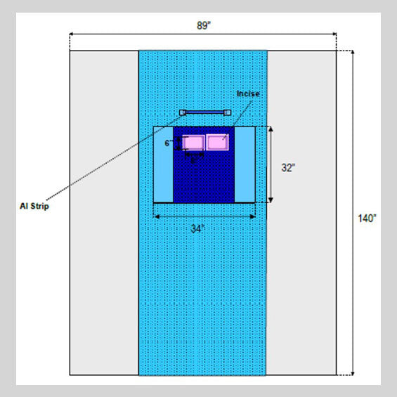 Pacemaker Drape with Reinforcement