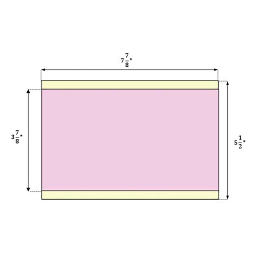 Welmed's Surgical Incise Drape with the Incise Area measuring 3 7/8" x 7 7/8". 
