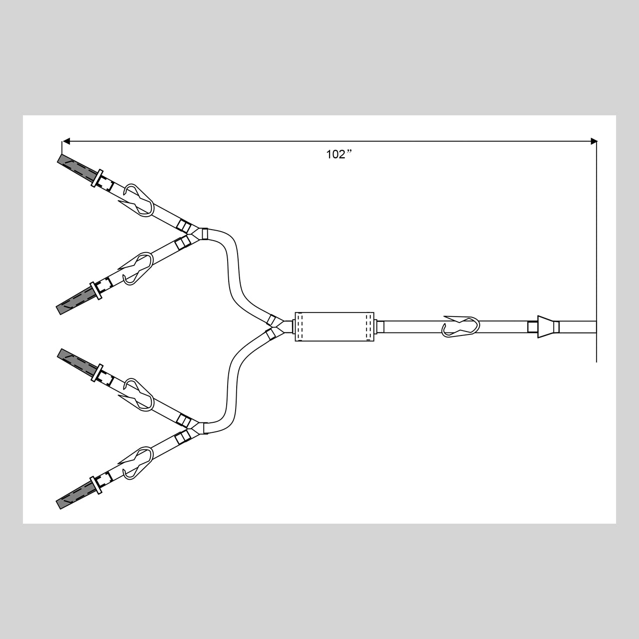 Irrigation Set, 4-Lead Arthroscopic